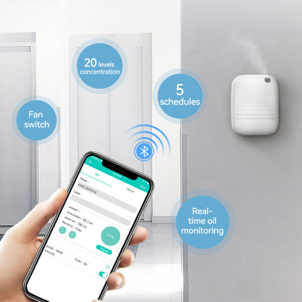 Elegant Smart Aroma Mist Diffuser - Image 9